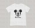 Cargar la imagen en la vista de la galería, Playera Mickey Sketch Personalizable

