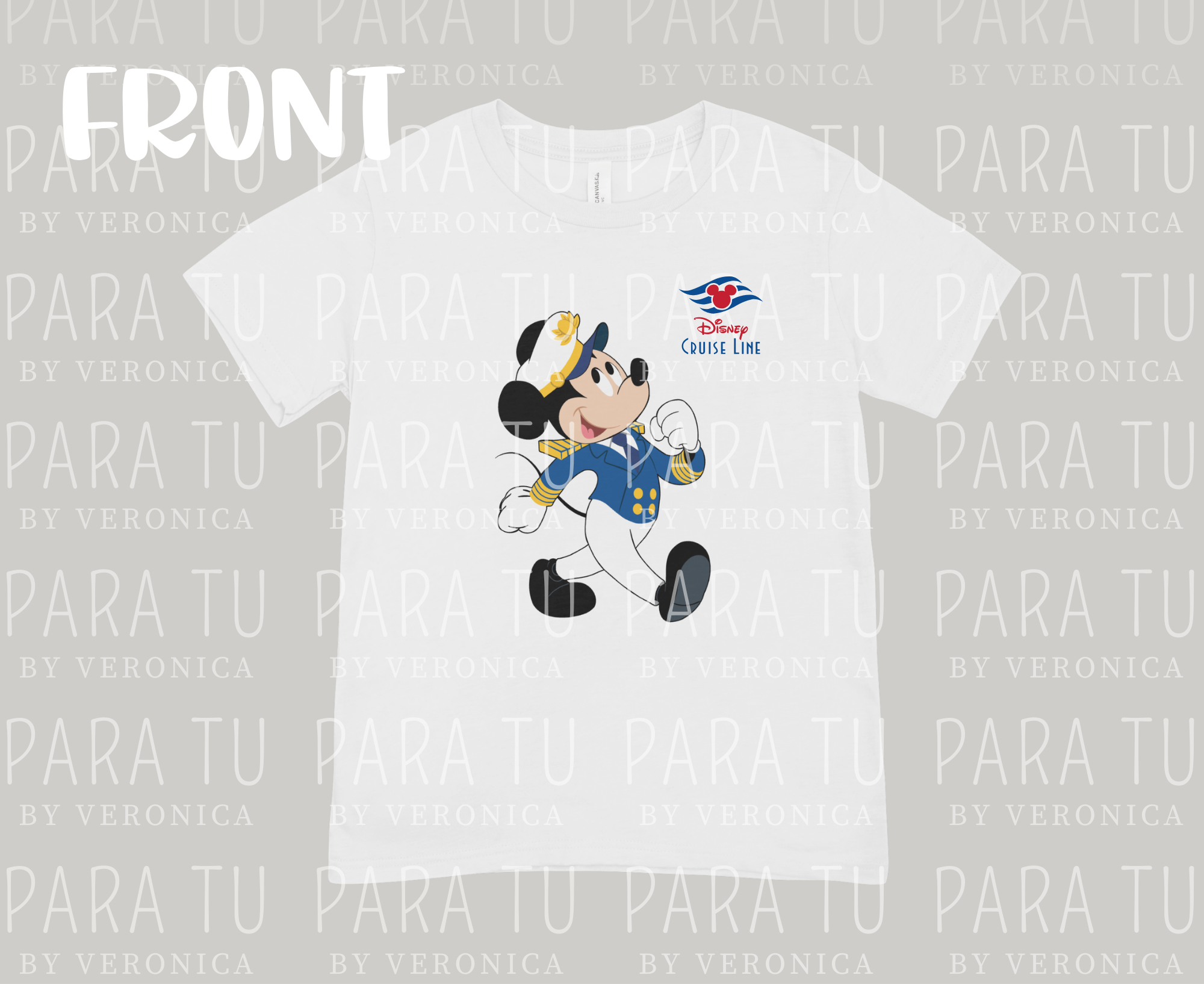 Playera Mickey Cruise Line