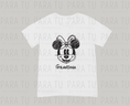 Cargar la imagen en la vista de la galería, Playera Minnie Sketch Personalizable

