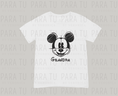 Cargar la imagen en la vista de la galería, Playera Mickey Sketch Personalizable
