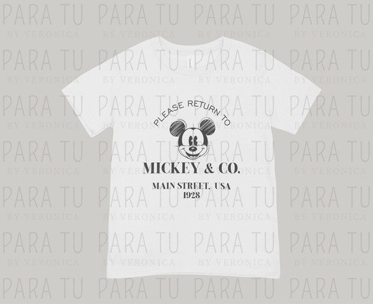 Playera Return to Mickey