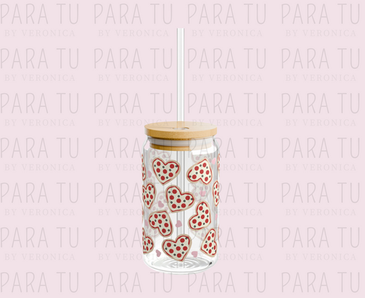 Vaso Corazones Pizza