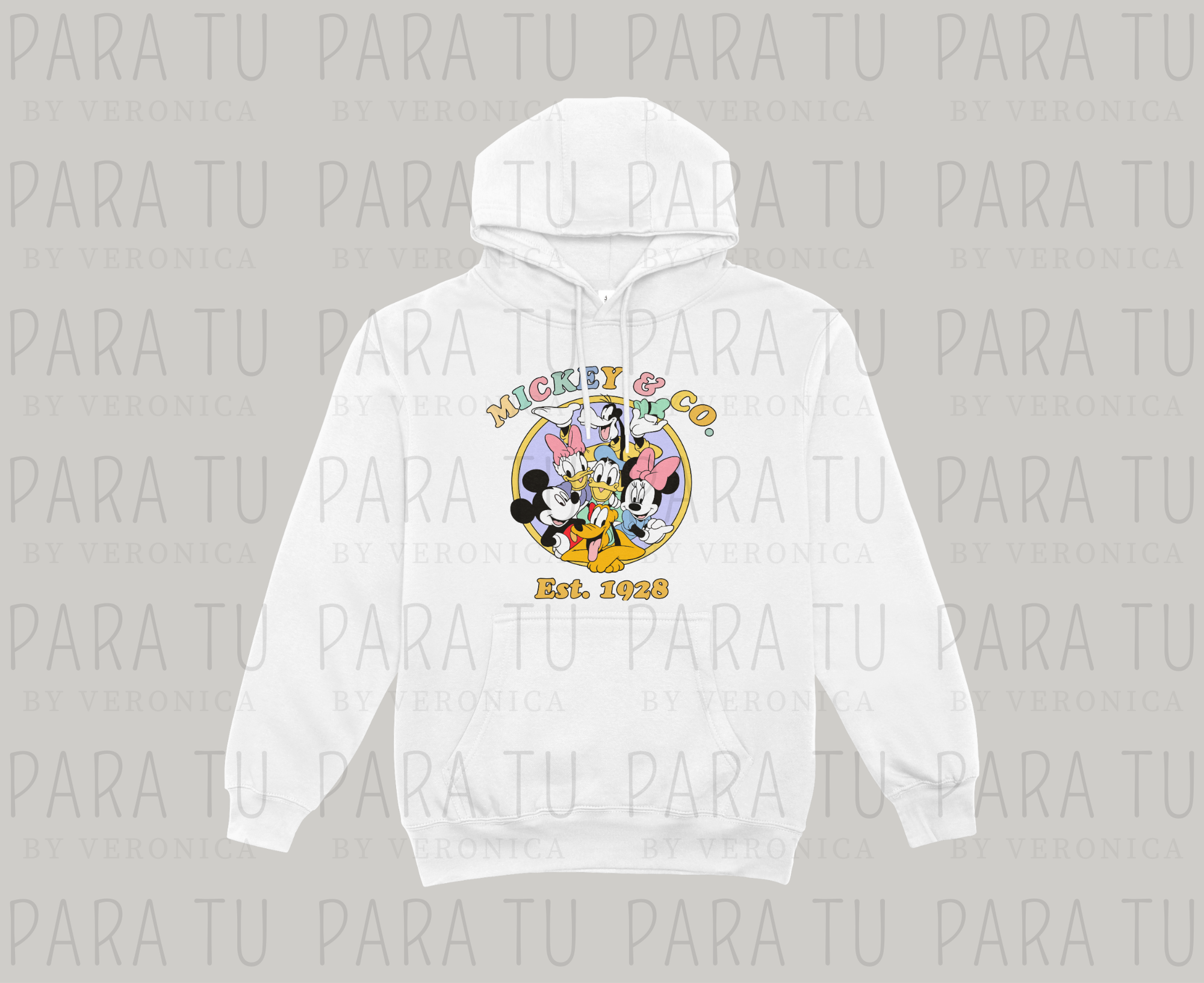 Sudadera Mickey Pastels