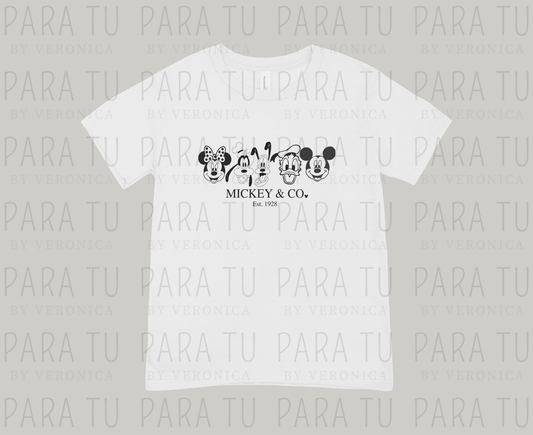 Playera Mickey & Co