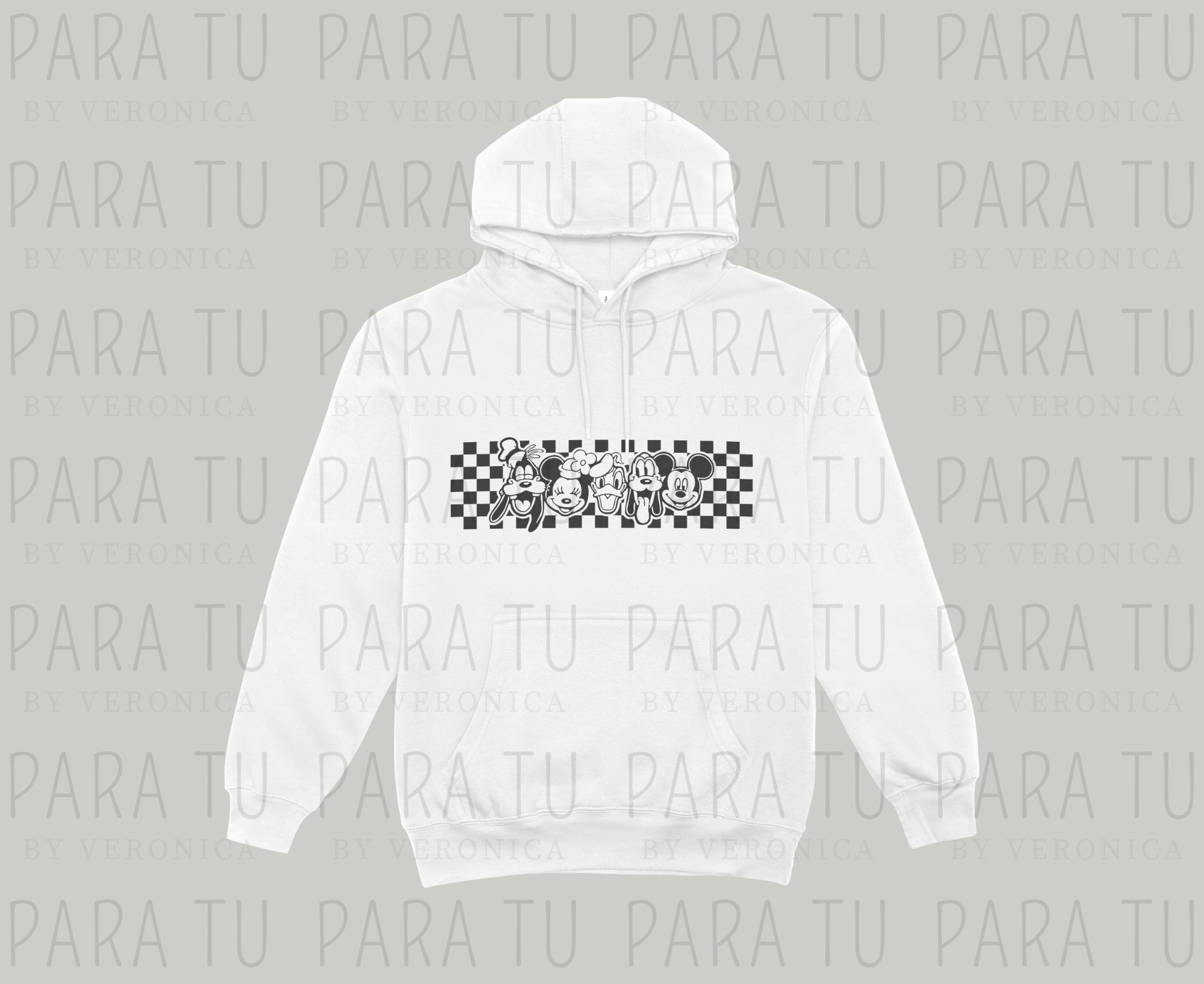 Sudadera Mickey Chekers