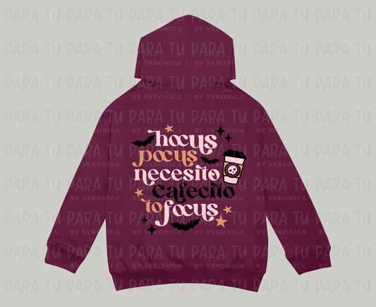 Sudadera Cafecito to Focus Back