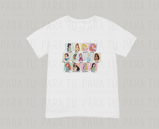 Playera Collage Princesas