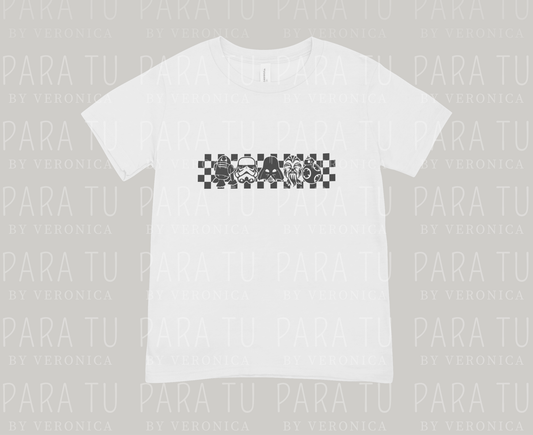 Playera Star Wars Checkered