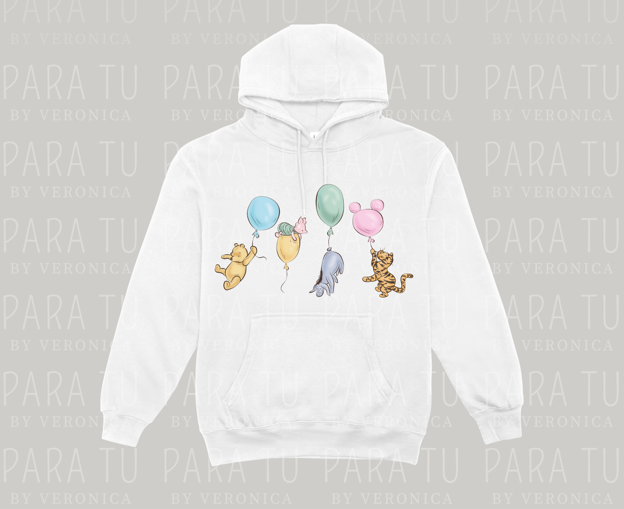 Sudadera Globos Winnie Pooh