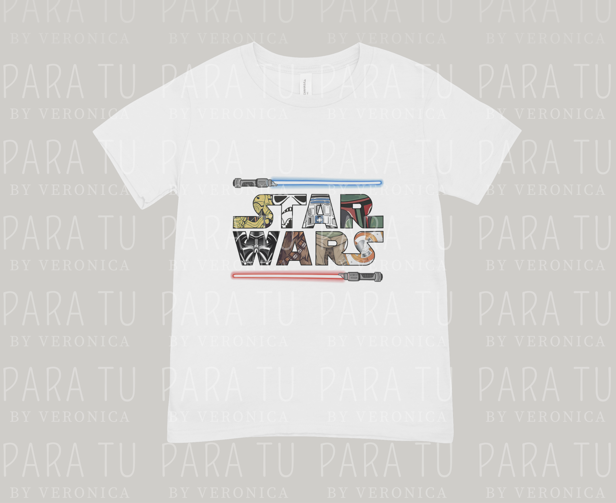 Playera Personajes SW