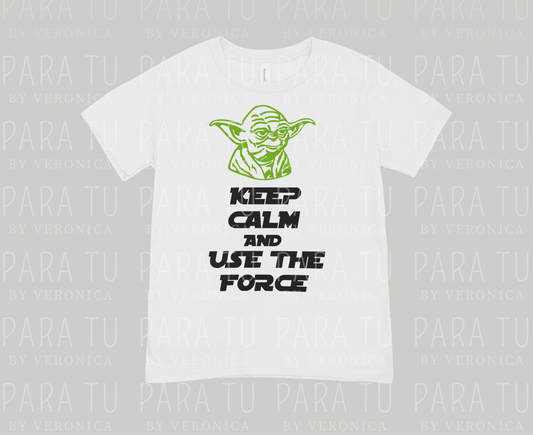 Playera Yoda Keep Calm