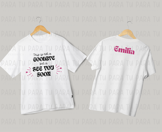Playera Despedida