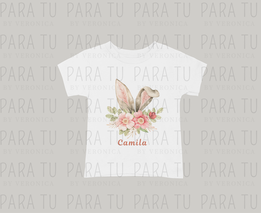 Playera Flower Bunny