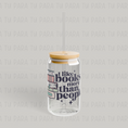Cargar la imagen en la vista de la galería, Vaso I like books more than people
