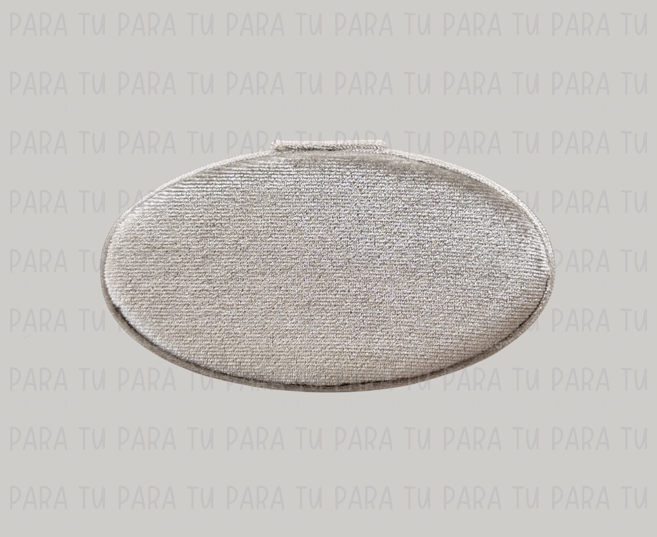 Joyero Ovalado Gris
