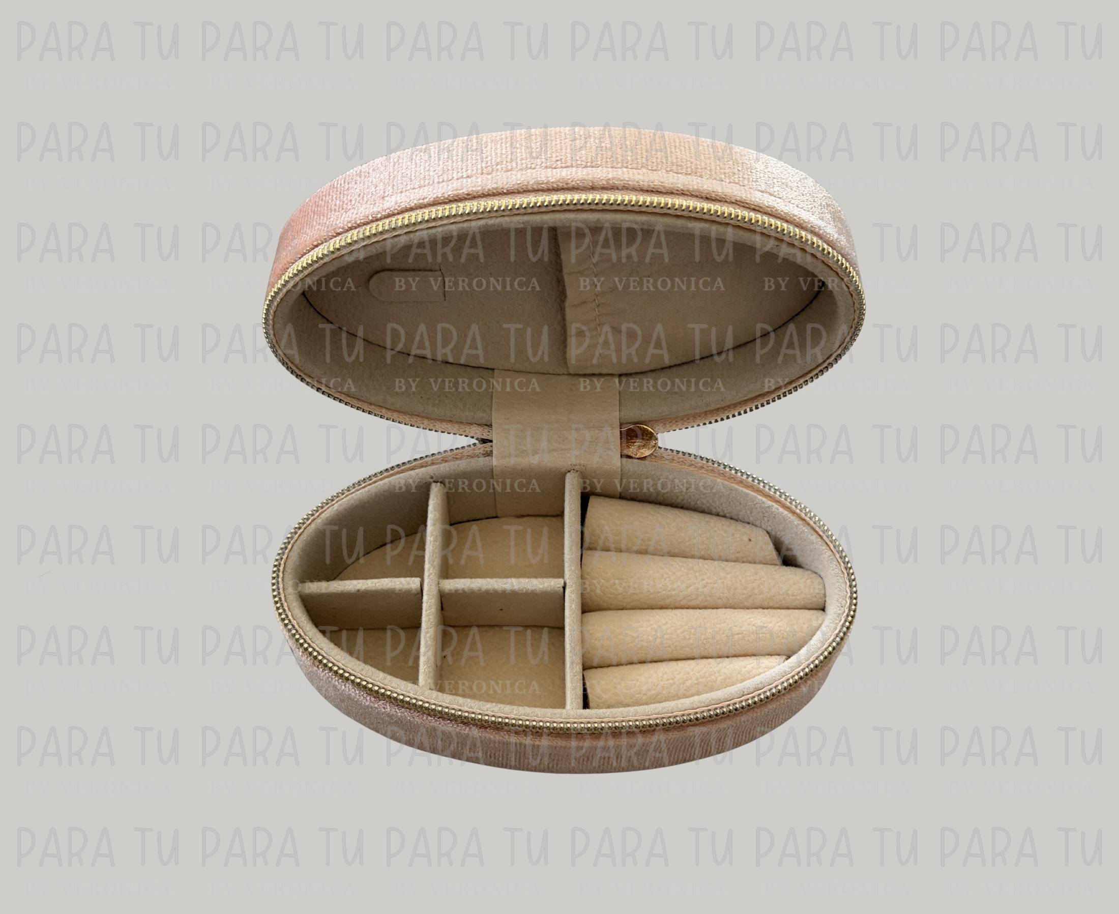 Joyero Ovalado Rosa