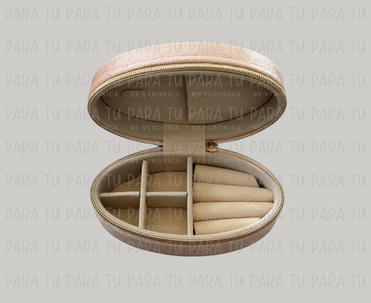 Joyero Ovalado Rosa