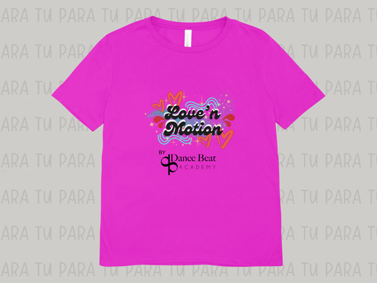 Playera Love´n Motion by Dance Beat