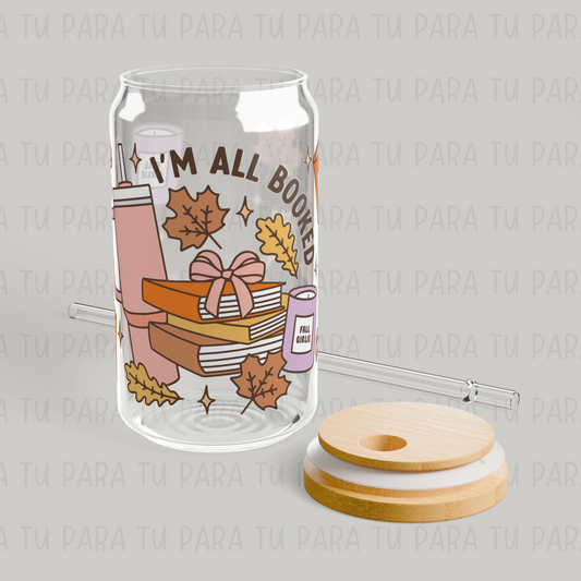 Vaso Im all booked Otoño