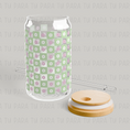 Cargar la imagen en la vista de la galería, Vaso Cuadrícula Flores
