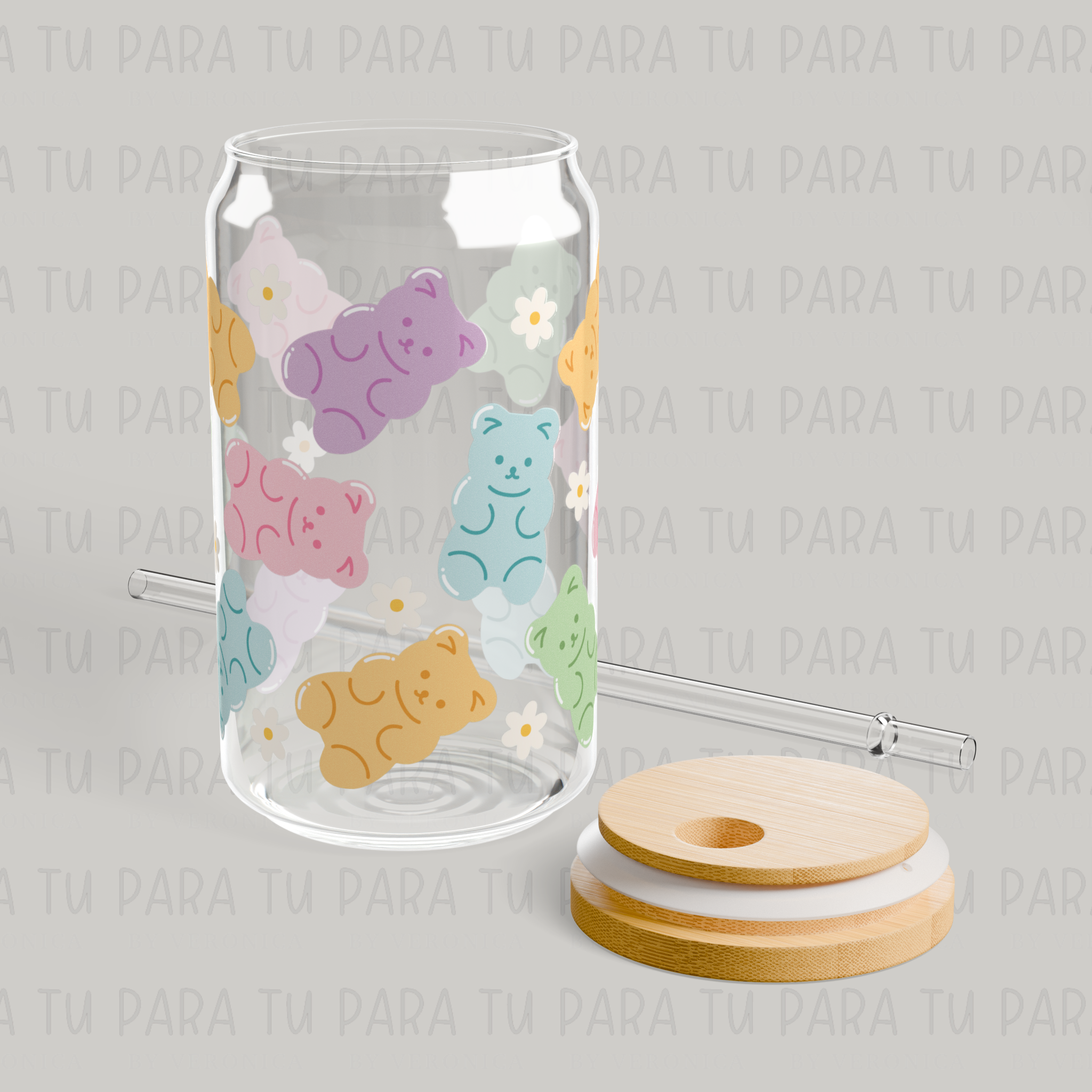 Vaso Ositos Colores