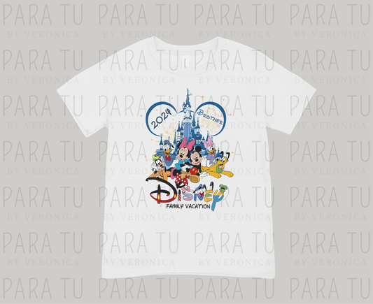 Playera Mickey Family Vacation