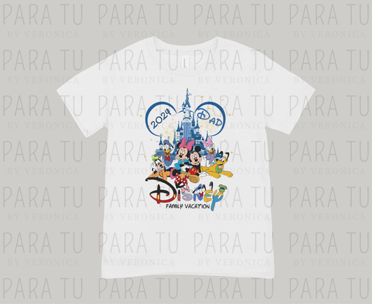 Playera Mickey Family Vacation