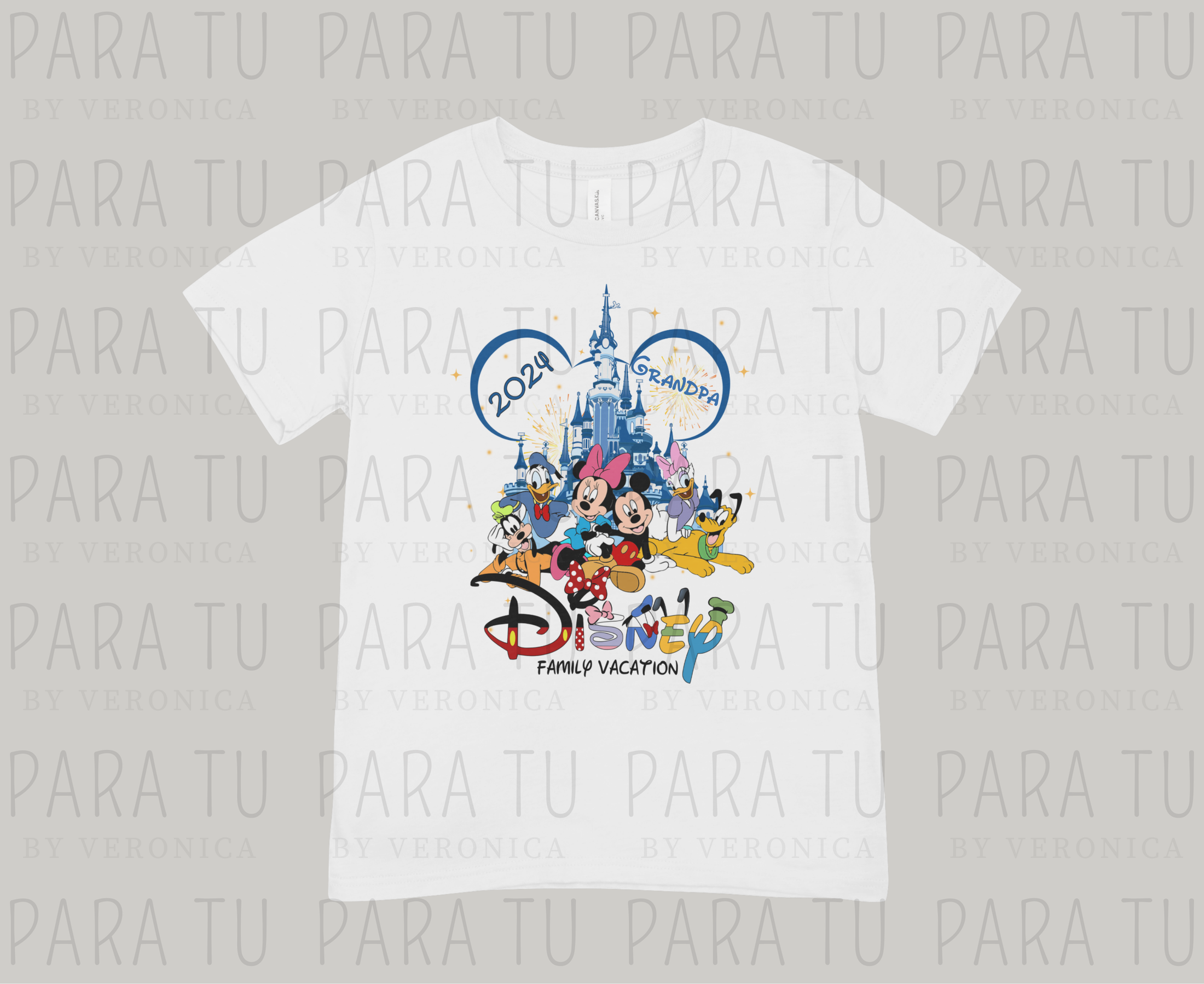 Playera Mickey Family Vacation